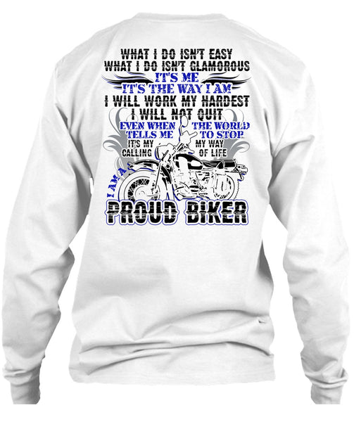 I Am A Proud Biker T Shirt, I Love Biker T Shirt