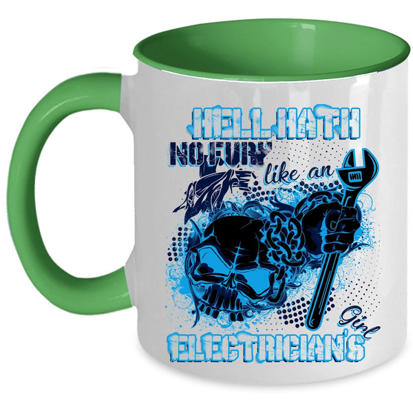 Awesome Electrician's Girl Coffee Mug, Electrician's Girl Accent Mug
