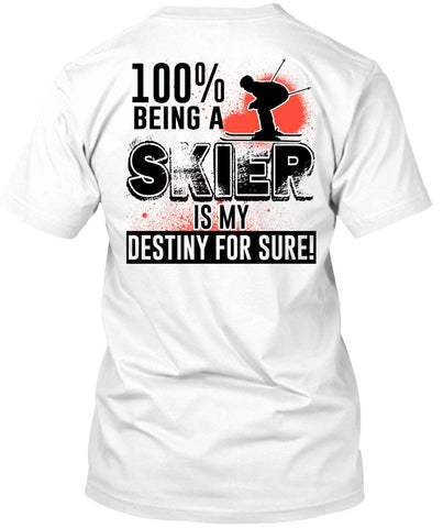 A black t-shirt with the shopify logo