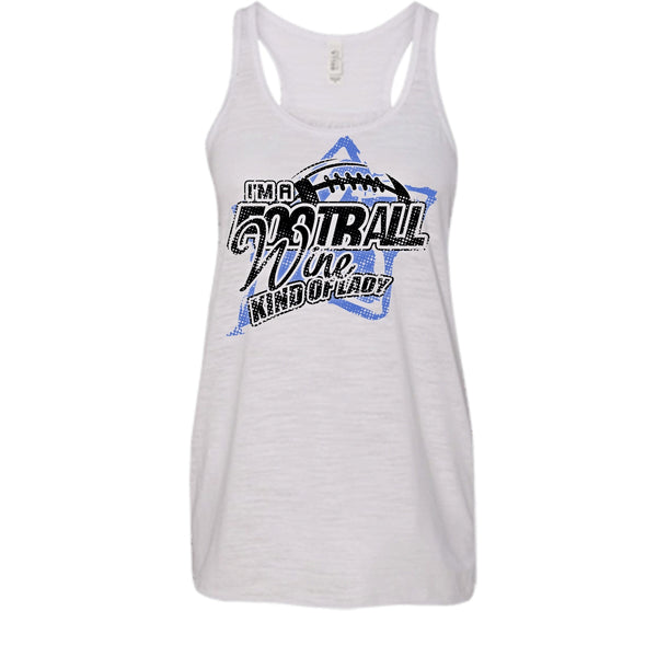 I'm A Football T Shirt, Coolest Football Lady Tank Top