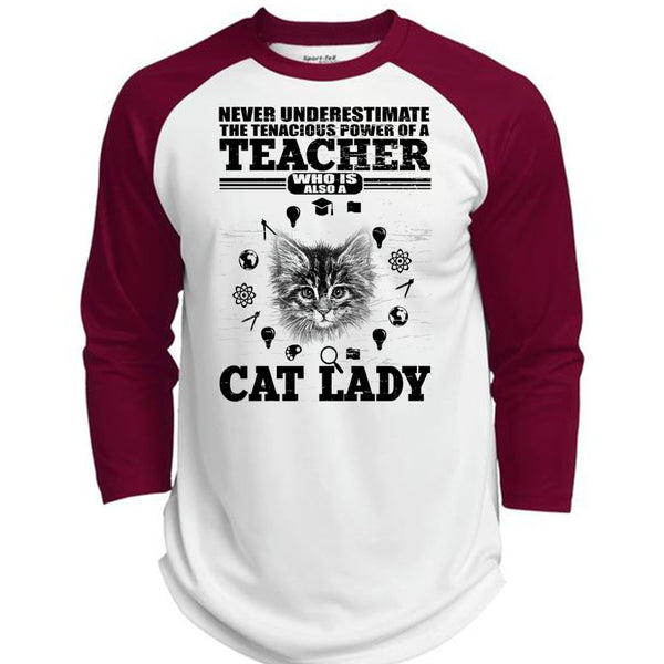 Power Of A Teacher T Shirt, I Love Cat T Shirt, Awesome T-Shirts  (Polyester Game Baseball Jersey)