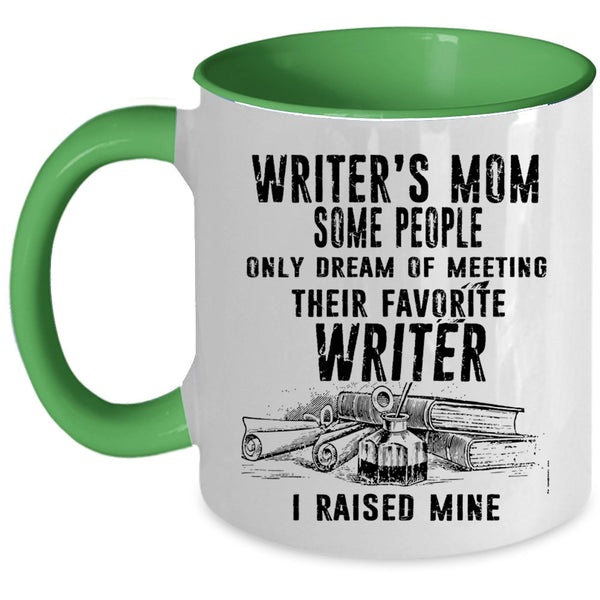 Favorite Writer Coffee Mug, Writer's Mom Accent Mug