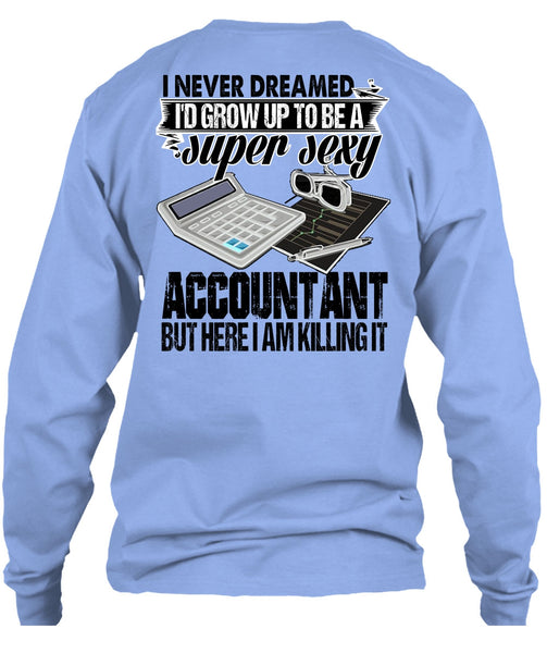 I'd Grow Up To Be An Accountant T Shirt, I Love Accountant T Shirt