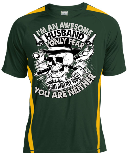 I'm An Awesome Husband T Shirt, God And My Wife T Shirt, Cool Shirt