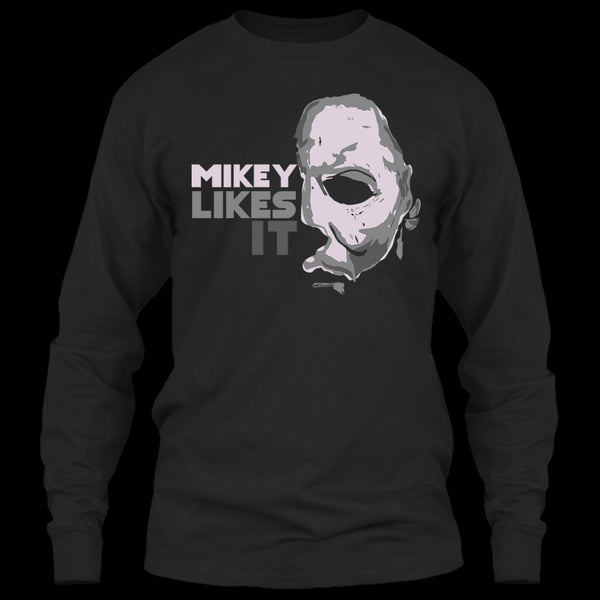 A black t-shirt with the shopify logo