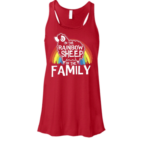 I'm The Rainbow Sheep Of Family T Shirt, Coolest Rainbow Sheep Tank Top