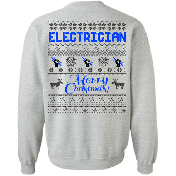 Winter Holiday T Shirt, Electrician Merry Christmas Sweatshirt
