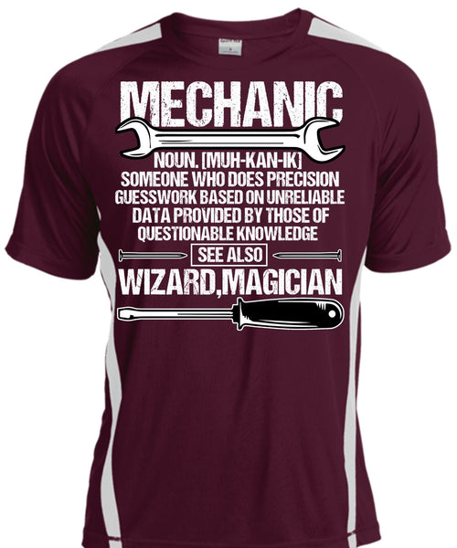 Does Precision Guesswork T Shirt, Being A Mechanic T Shirt, Cool Shirt