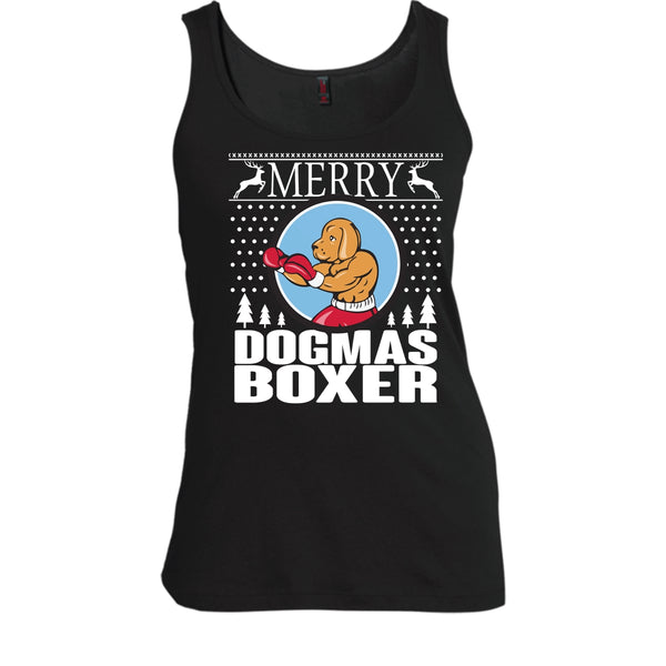 Merry Dogmas Boxer T Shirt, Coolest Merry Christmas T Shirt, Cool T Shirt
