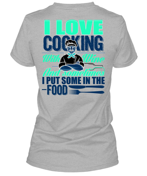 I Love Cooking T Shirt, I Love Chef T Shirt