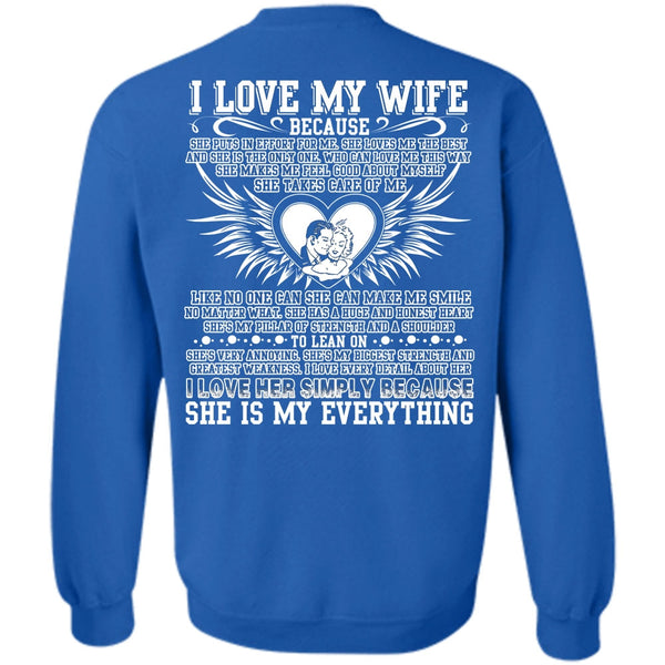 I Love her Simply T Shirt, I Love Husband Sweatshirt