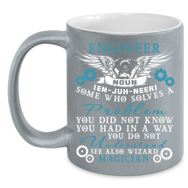 Engineer Coffee Mug, Cool Gift For Engineers Coffee Cup