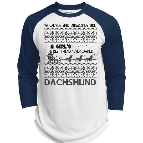Never Owned A Dachshund T Shirt, I Love My Dog T Shirt, Awesome T-Shirts  (Polyester Game Baseball Jersey)