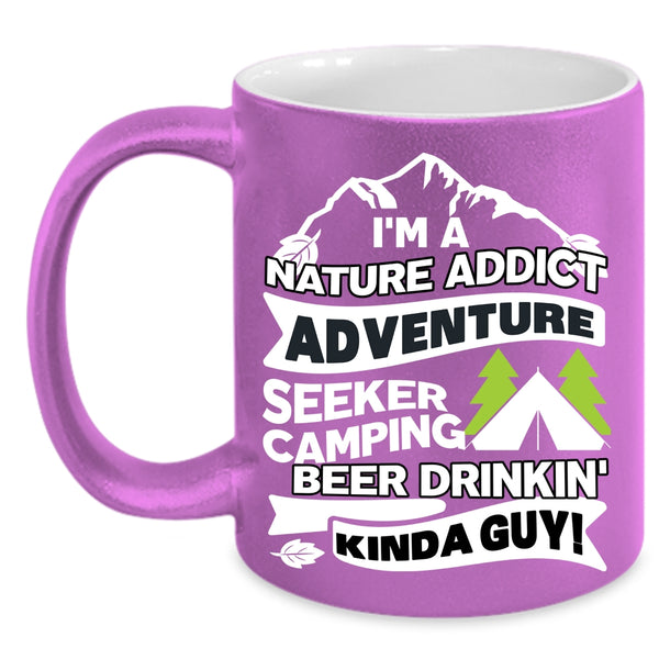 I'm A Kinda Guy Coffee Mug, I Love Camping Coffee Cup