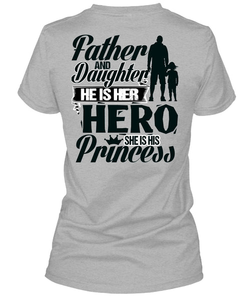 Father And Daughter T Shirt, I Love Papa T Shirt