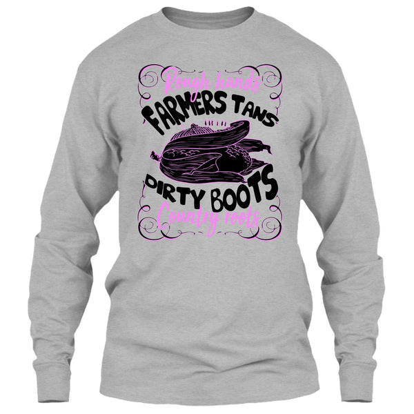 Rough Hands Farmers Tans T Shirt, Coolest Farmer T Shirt