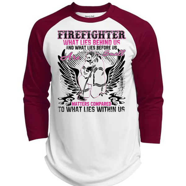 Firefighter T Shirt, I Love Firefighter T Shirt, Awesome T-Shirts  (Polyester Game Baseball Jersey)