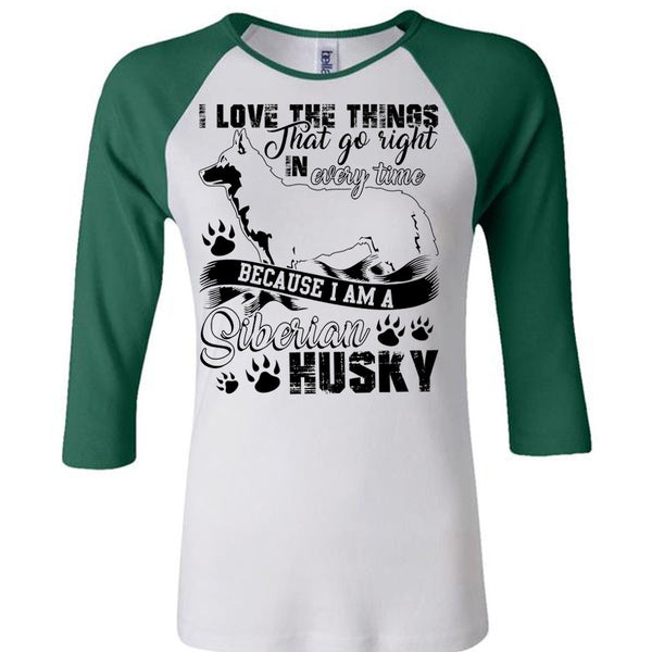 I Am A Siberian Husky T Shirt, I Love Dog T Shirt, Awesome T-Shirts