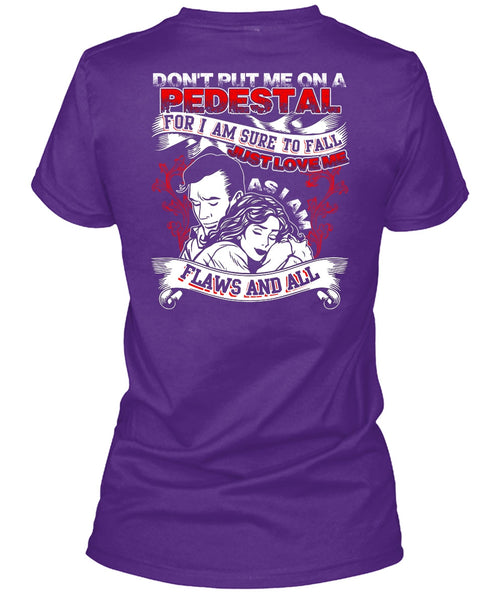 I Am Sure To Fall Just Love Me T Shirt, Being A Husband T Shirt