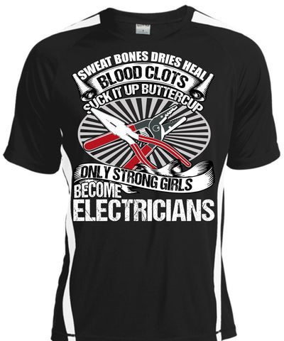 A black t-shirt with the shopify logo