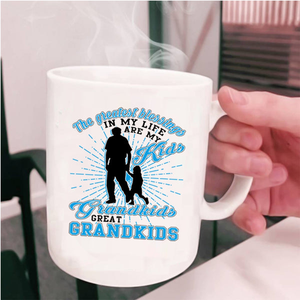 Grandkids Great Grandkids Coffee Mug, My Kids Cup