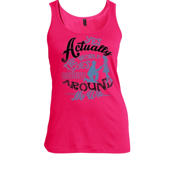 Revolve Around My Wife T Shirt, Coolest Husband Ever Tank Top