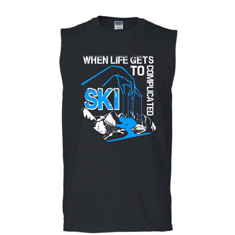 A black t-shirt with the shopify logo