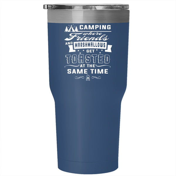 Cool Camping Tumbler 30 oz Stainless Steel, Cool Gift For My Friend Travel Mug