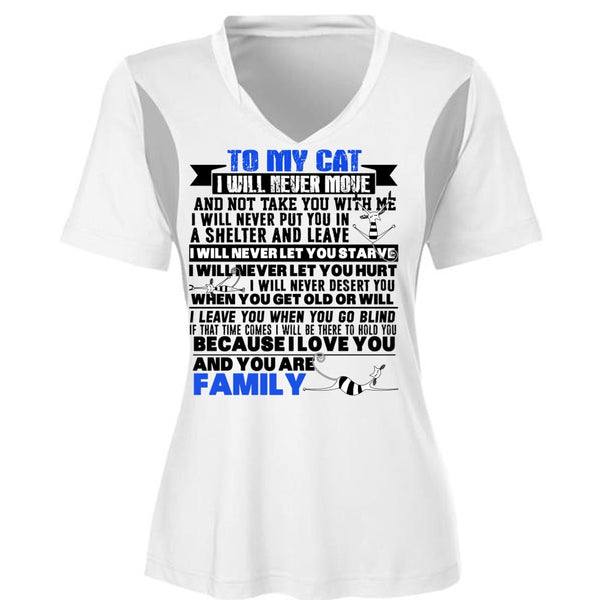 To My Cat I Will Never Move T Shirt, I Love My Cat T Shirt, Awesome T-Shirts