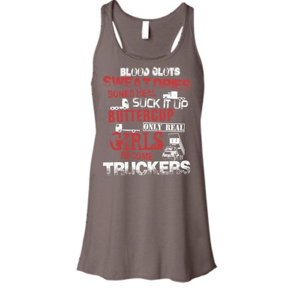 Only Rel Girls Become Truckers T Shirt, Coolest Trucker T Shirt, Cool T Shirt