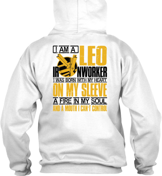 I Am A Leo Ironworker T Shirt, I Love Ironworker T Shirt