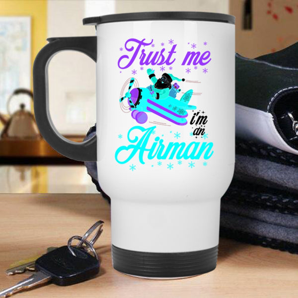 Christmas Gift For Airman Travel Mug, I'm An Airman Mug