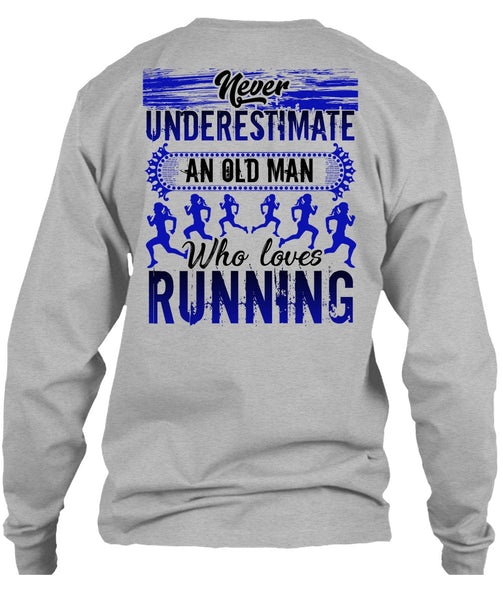 Old Man Who Loves Running T Shirt, I Love Running T Shirt