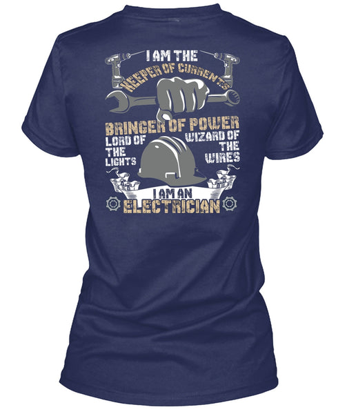 I Am An Electrician T Shirt, Keeper Of Currents T Shirt