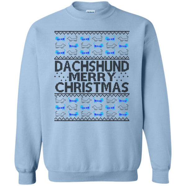 Dachshund Lover T Shirt, Dachshund Merry Christmas Sweatshirt