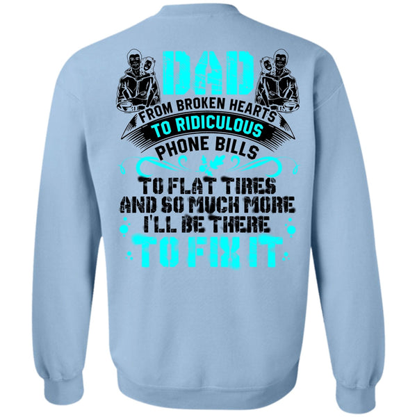 I Love Dad T Shirt, Dad From Broken Heart Sweatshirt