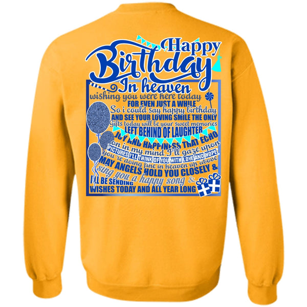 I Love Son T Shirt, Happy Birthday In Heaven Sweatshirt