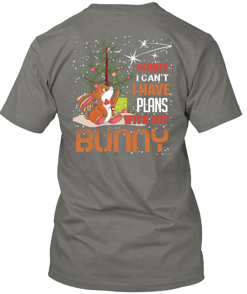 I Have Plans With My Bunny T Shirt, I Love Christmas T Shirt
