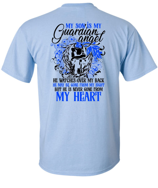 My Son Is My Guardian Angel T Shirt, I Love Son T Shirt