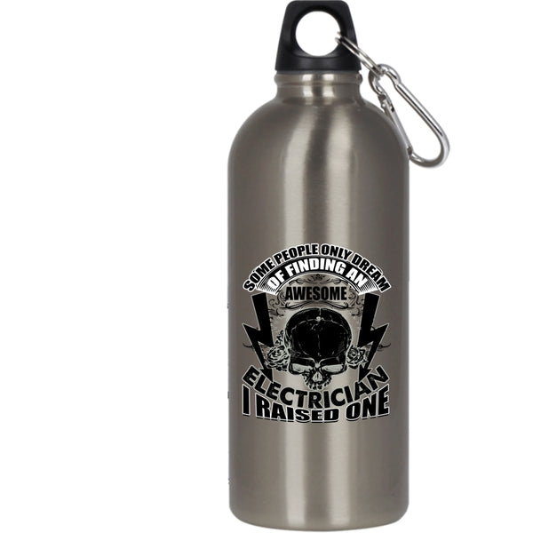 Finding An Awesome Electrician 20 oz Stainless Steel Bottle,I Raise An Electrician Outdoor Sports Water Bottle