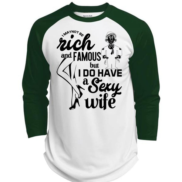 I Do Have A Wife T Shirt, Being A Wife T Shirt, Awesome T-Shirts  (Polyester Game Baseball Jersey)