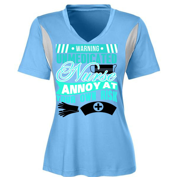 Warning Unmedicated Nurse T Shirt, I Love Nursing T Shirt, Awesome T-Shirts