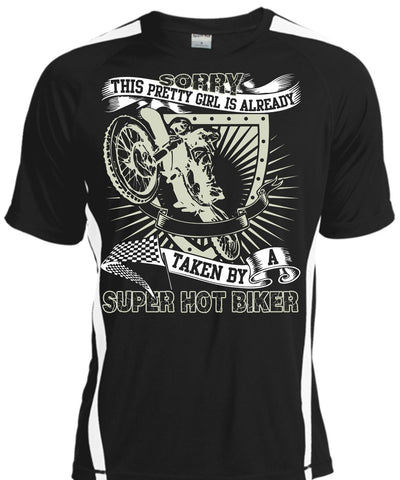 A black t-shirt with the shopify logo