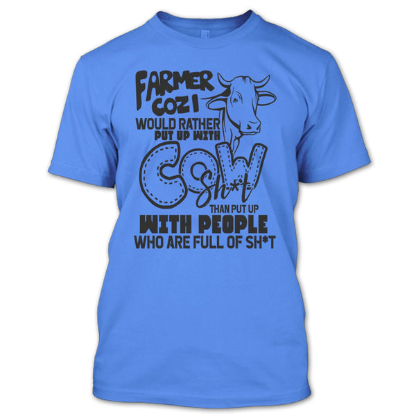 Farmer Cozi T Shirt, Coolest Farmer T Shirt