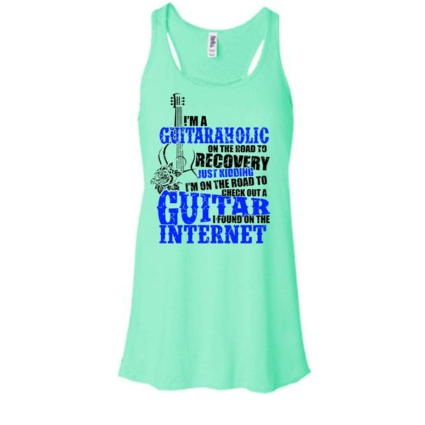 I'm A Guitaraholic T Shirt, Coolest Guitaraholic Tank Top