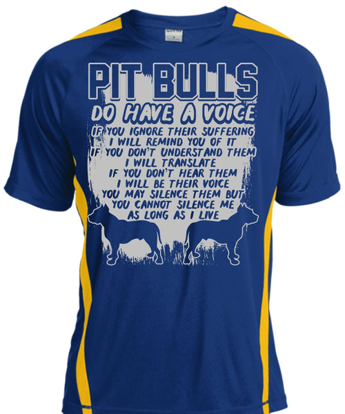 Pit Bulls Do Have A Voice T Shirt, I Will Translate T Shirt, Cool Shirt