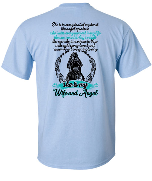 She Is My Wife And Angel T Shirt, I Love Wife T Shirt