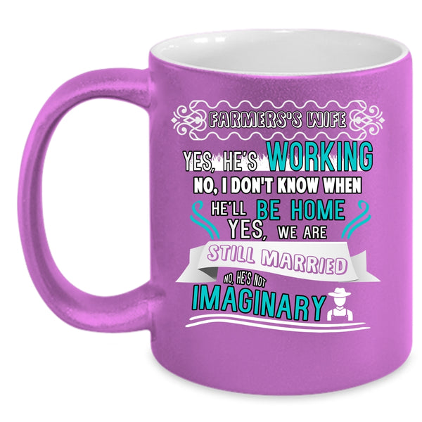 Farmer's Wife Mug, Cool Just Married Cup