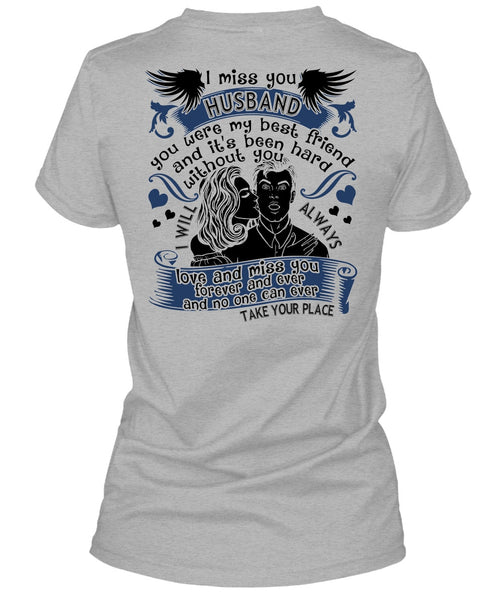 I Miss You Husband T Shirt, I Love Husband T Shirt