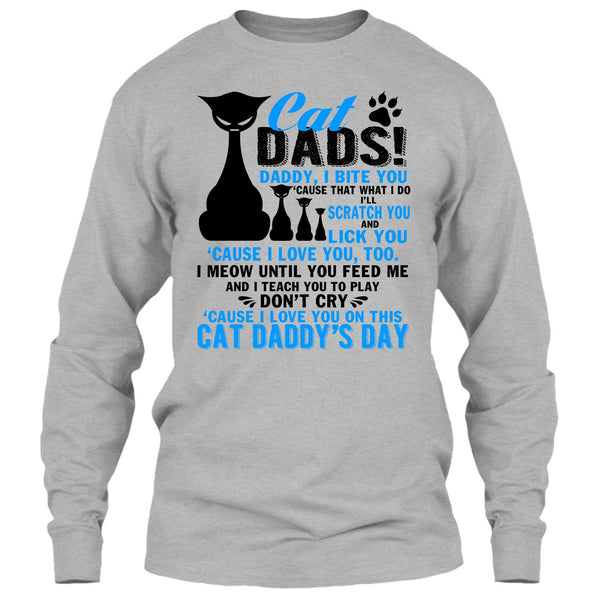Cat Dads T Shirt, Cat Daddy's Day T Shirt